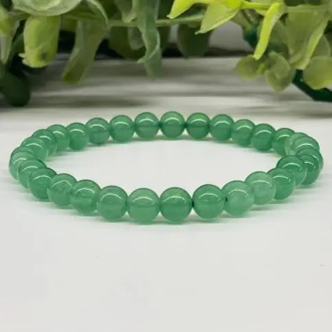 Jade Stretchable Bracelet 6mm Beads