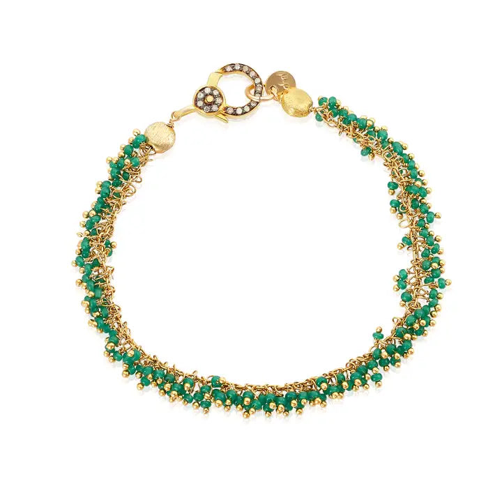 Gabby Glassy Clusters Bracelet