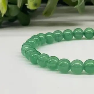 Jade Stretchable Bracelet 6mm Beads